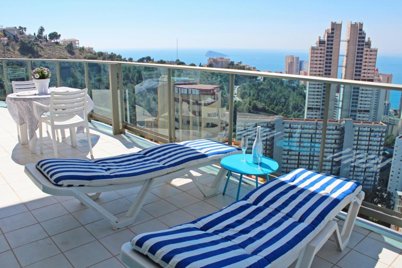 Skyline 20 Apartamento De Lujo Con Terraza Privada Y Vistas Al Mar Benidorm Ngoại thất bức ảnh